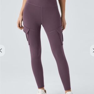 HALARA Purple Leggings Luxurious Silky Texture